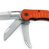 Couteau pliant Maserin Jager 3P 131 3 lames manche G10 orange 12cm