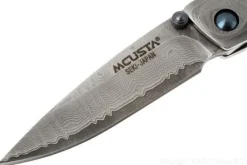 Couteau pliant MCUSTA Tsuchi MC-34D acier damas 66 couches 10cm + étui