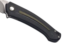 Couteau pliant MKM Arvenis By FOX Knives MK.FX01MGGR manche en G10 noir/Alu vert 12cm + étui