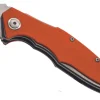 Couteau pliant MKM Raut By Viper MK.VP01GFOR manche en titanium/G10 orange 12cm front flipper + étui