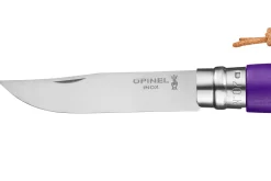 Couteau pliant Opinel Baroudeur Colorama n°07 lame 8cm manche charme violet