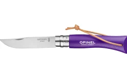 Couteau pliant Opinel Baroudeur Colorama n°07 lame 8cm manche charme violet