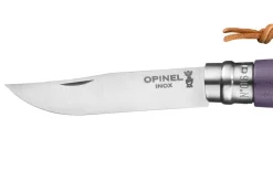 Couteau pliant Opinel Baroudeur Colorama n°06 lame 7cm manche charme violet gris