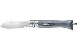Couteau pliant Opinel Bricolage n°09 lame 8cm manche polyamide gris