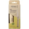 Couteau pliant Opinel n°12 lame crantée 12cm manche hêtre