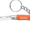 Couteau pliant Opinel Porte-clés Colorama n°02 lame 3,5cm manche charme orange
