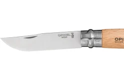 Couteau pliant Opinel Tradition Inox n°09 lame 9cm manche hêtre