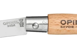 Couteau pliant Opinel Tradition Inox n°02 lame 3,5cm manche hêtre