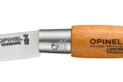 Couteau pliant Opinel Tradition Carbone n°05 lame 6cm manche hêtre