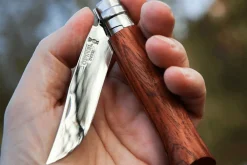 Couteau pliant Opinel Tradition Luxe n°06 lame poliglace 7cm manche padouk