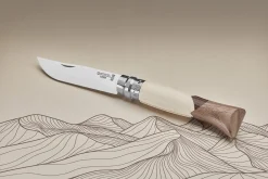 Couteau pliant Opinel Tradition Luxe Cime n°09 lame 9cm manche érable + frêne + noyer