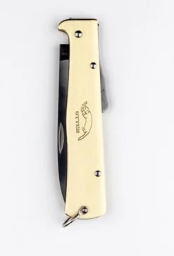 Couteau pliant OTTER Mercator acier inox manche laiton gravé 11cm