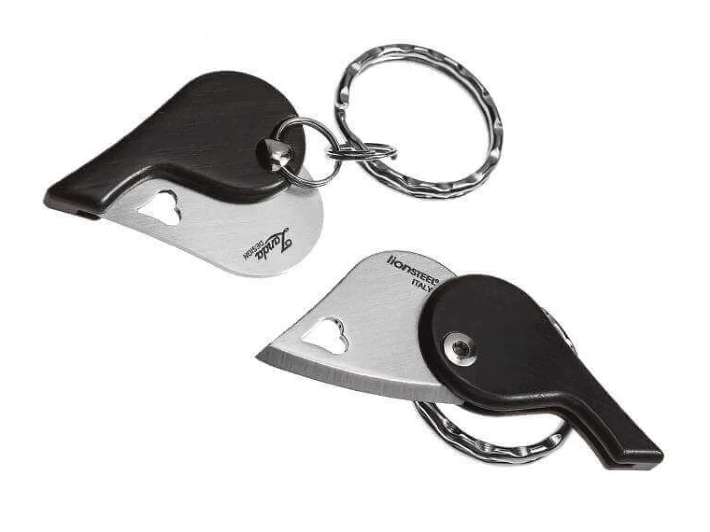 Couteau pliant porte-clés coeur LionSteel LionBeat 4.5cm
