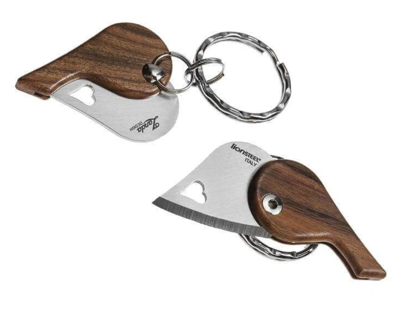 Couteau pliant porte-clés coeur LionSteel LionBeat 4.5cm