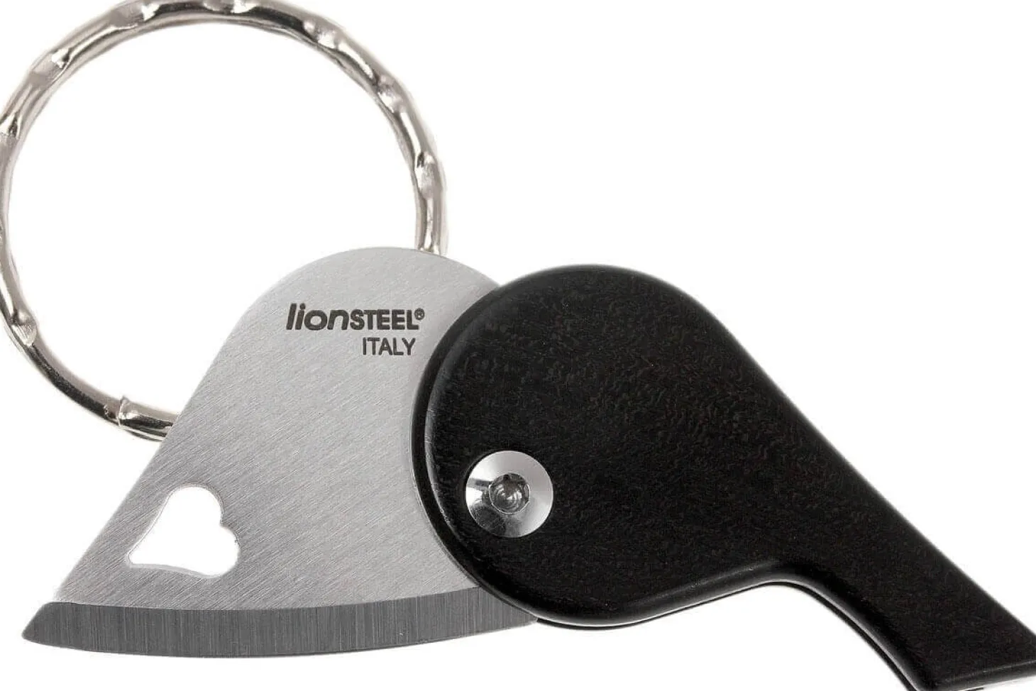 Couteau pliant porte-clés coeur LionSteel LionBeat 4.5cm