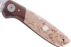 Couteau pliant Puma IP Birch III 341211 manche en bois de bouleau 10,8cm
