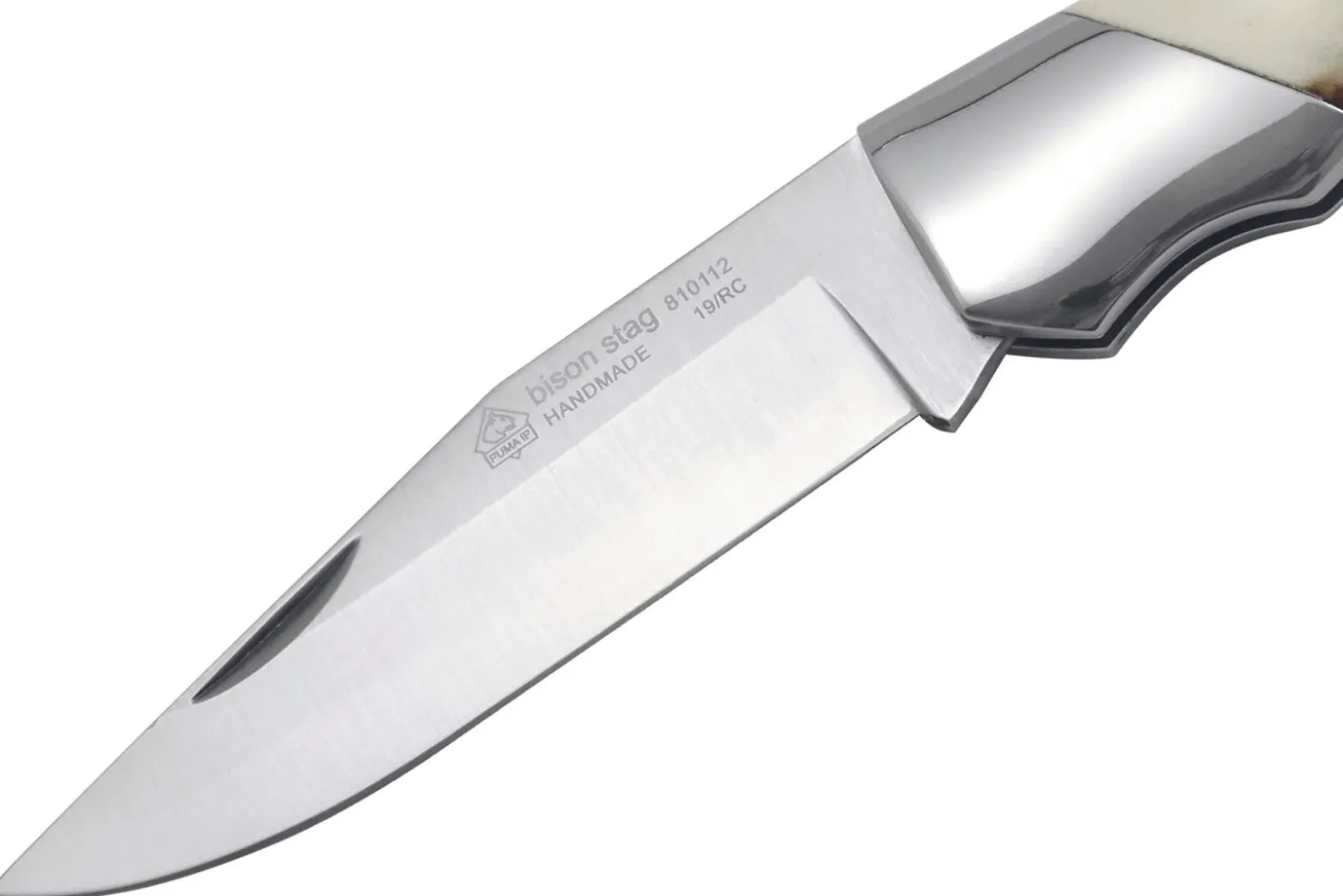 Couteau pliant Puma IP Bison Stag 310112 manche bois de cerf 11,5cm