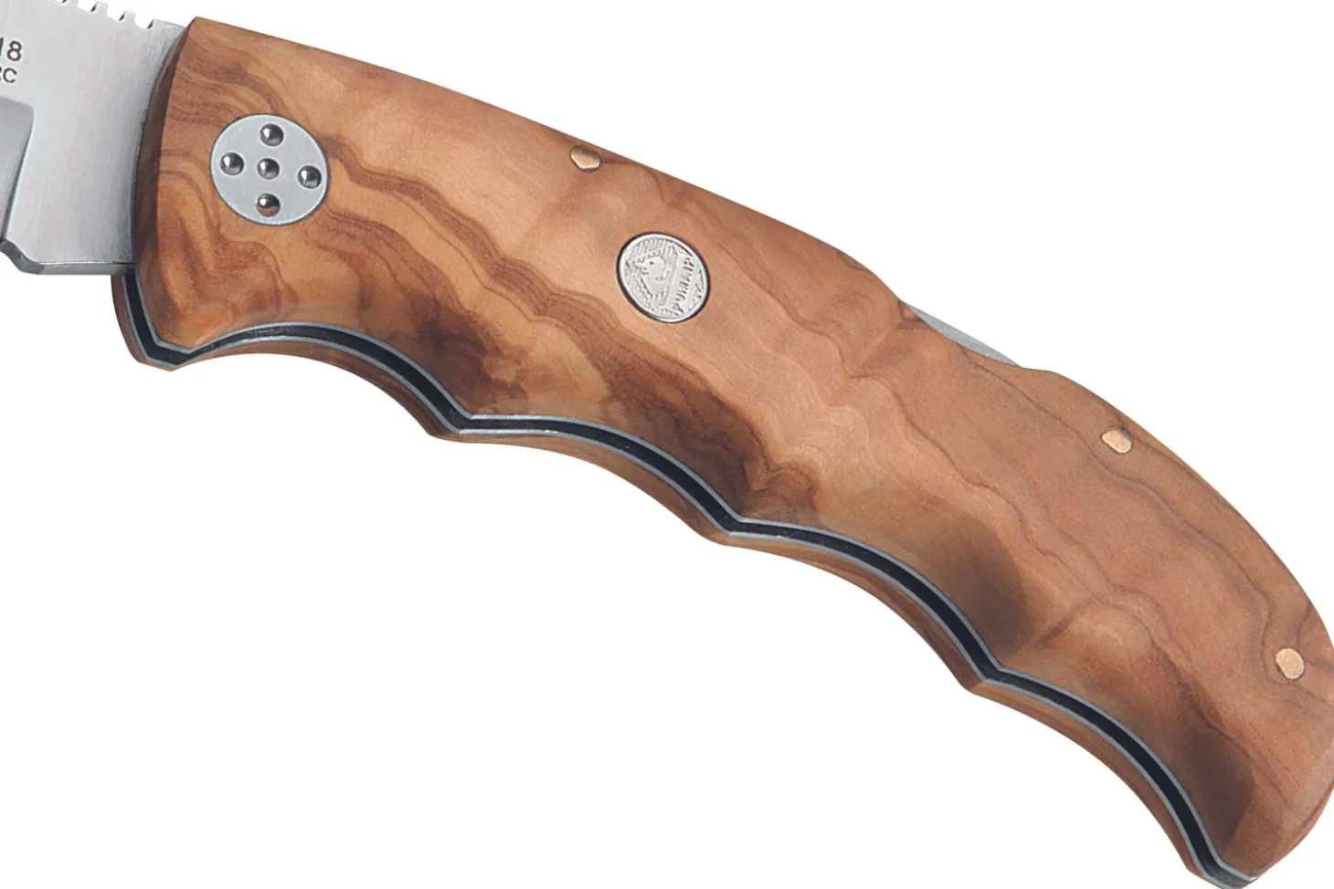 Couteau pliant Puma IP El Dedo 319211 manche olivier 11cm