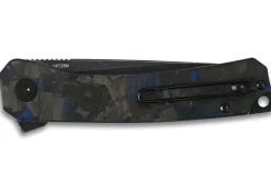 Couteau pliant QSP Osprey 139G2 manche en carbone et G10 noir 10,8cm