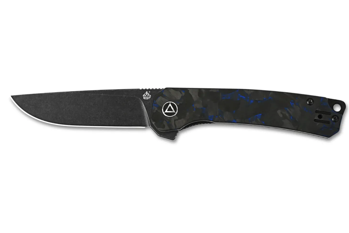 Couteau pliant QSP Osprey 139G2 manche en carbone et G10 noir 10,8cm