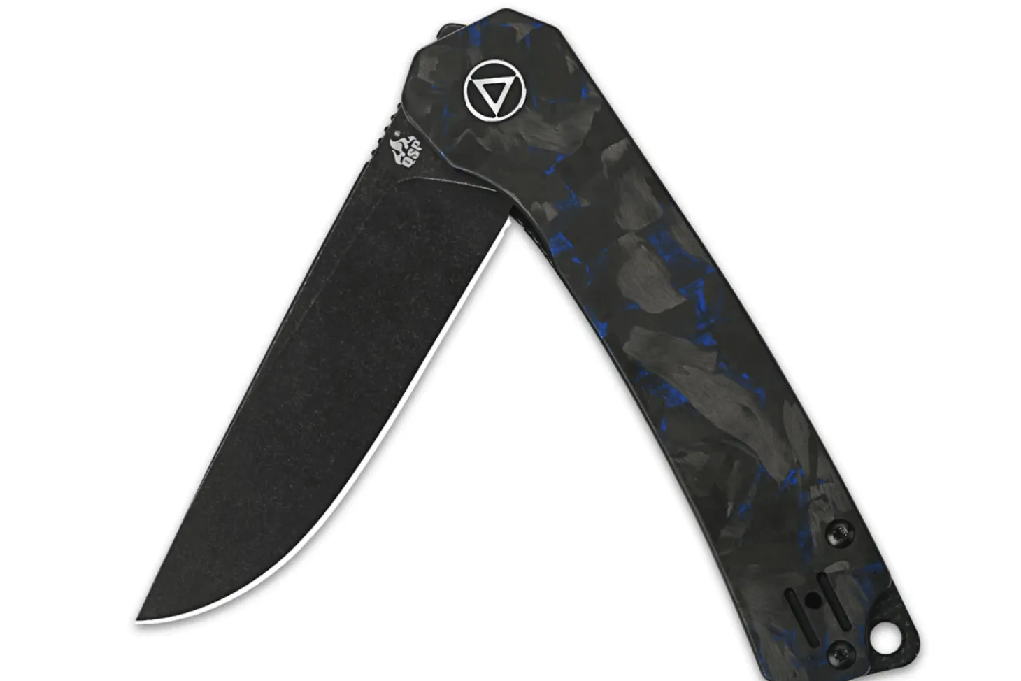 Couteau pliant QSP Osprey 139G2 manche en carbone et G10 noir 10,8cm