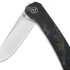 Couteau pliant QSP Osprey Shredded 139G1 manche G10 gris et bleu 10,8cm