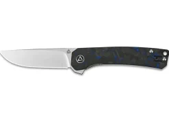 Couteau pliant QSP Osprey Shredded 139G1 manche G10 gris et bleu 10,8cm