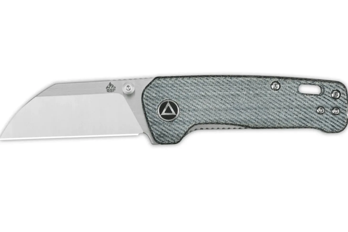 Couteau pliant QSP Penguin mini 130XSB manche en micarta denim 8,2cm