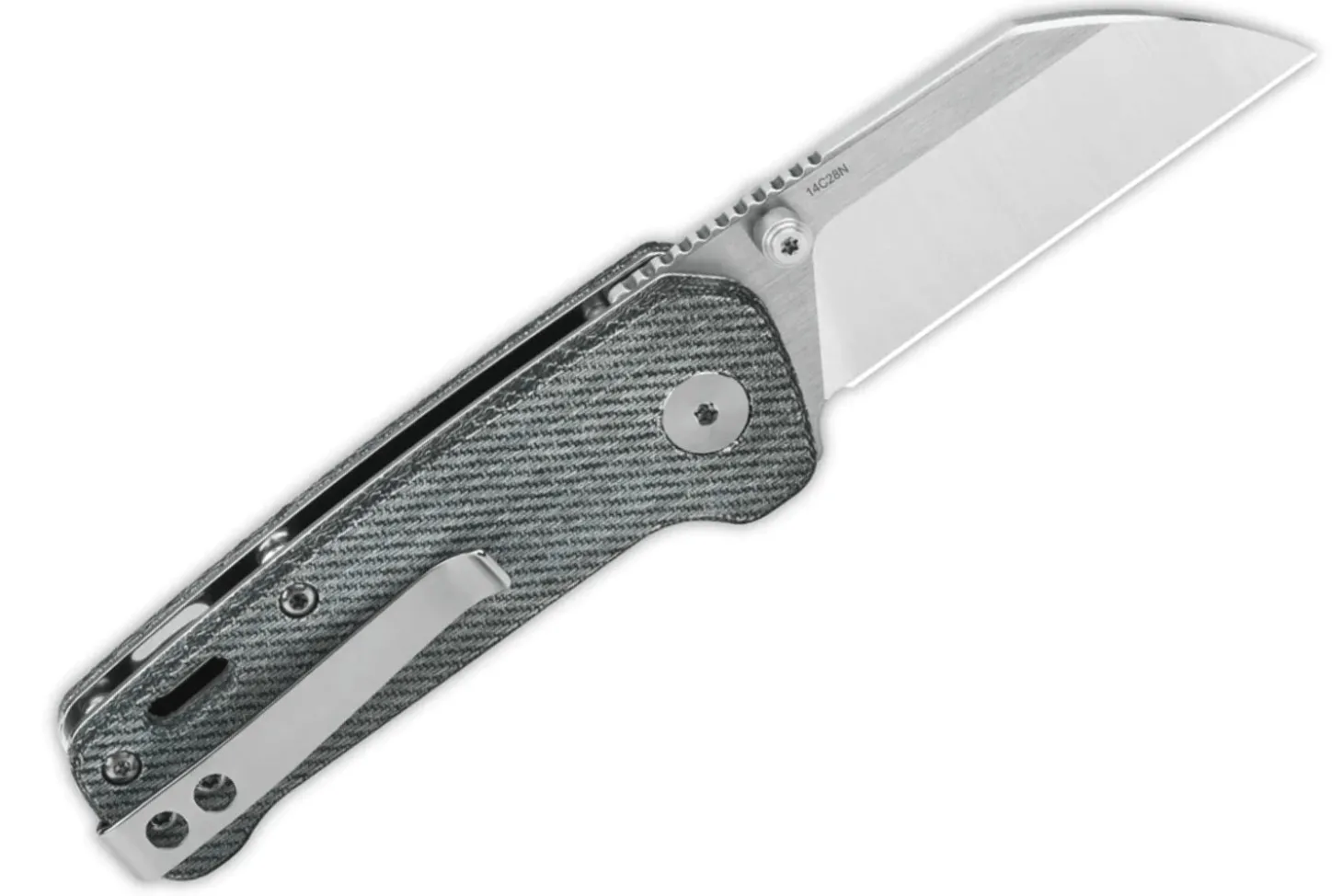 Couteau pliant QSP Penguin mini 130XSB manche en micarta denim 8,2cm