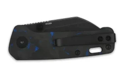Couteau pliant QSP Penguin mini 130XSD2 manche en carbone et G10 8,2cm