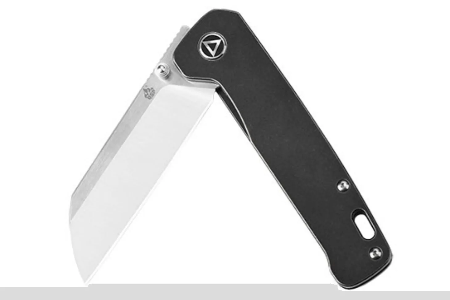 Couteau pliant QSP Penguin 130M manche en titane noir 10,2cm