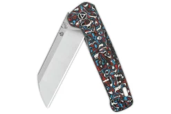 Couteau pliant QSP Penguin Plus 130XLG1 manche en carbone/titane multicolore 11,4cm