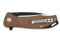 Couteau pliant QSP Raven 122A manche en G10 marron 11,4cm