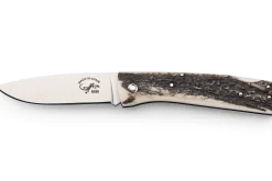 Couteau pliant Salamandra manche corne de cerf 9,5cm