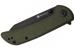 Couteau pliant Sencut Fritch S220141 manche en micarta vert 10,2cm