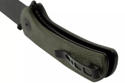 Couteau pliant Sencut Fritch S220141 manche en micarta vert 10,2cm