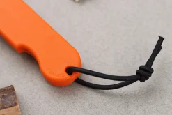 Couteau pliant Skult français éco-responsable manche orange 10cm