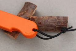 Couteau pliant Skult français éco-responsable La Surfeuse manche orange 10cm
