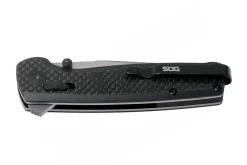 Couteau pliant SOG Terminus XR SGTM1025 manche G10/carbone 10,8cm noir