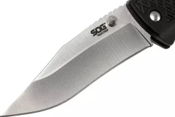 Couteau pliant SOG Traction SGTD1011 manche en nylon/fibres de verre noir antidérapant 11,4cm