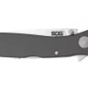 Couteau pliant SOG Twitch II SGTWI8 manche en aluminium gris 9cm avec clip de poche