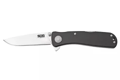 Couteau pliant SOG Twitch II SGTWI8 manche en aluminium gris 9cm avec clip de poche