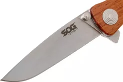 Couteau pliant SOG Twitch II SGTWI17 manche en bois naturel 9cm