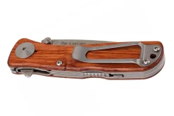 Couteau pliant SOG Twitch II SGTWI17 manche en bois naturel 9cm