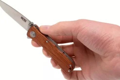 Couteau pliant SOG Twitch II SGTWI17 manche en bois naturel 9cm