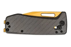 Couteau pliant SOG Ultra XR Gold SGULTRAXRGD manche en fibre de carbone noir 9,1cm