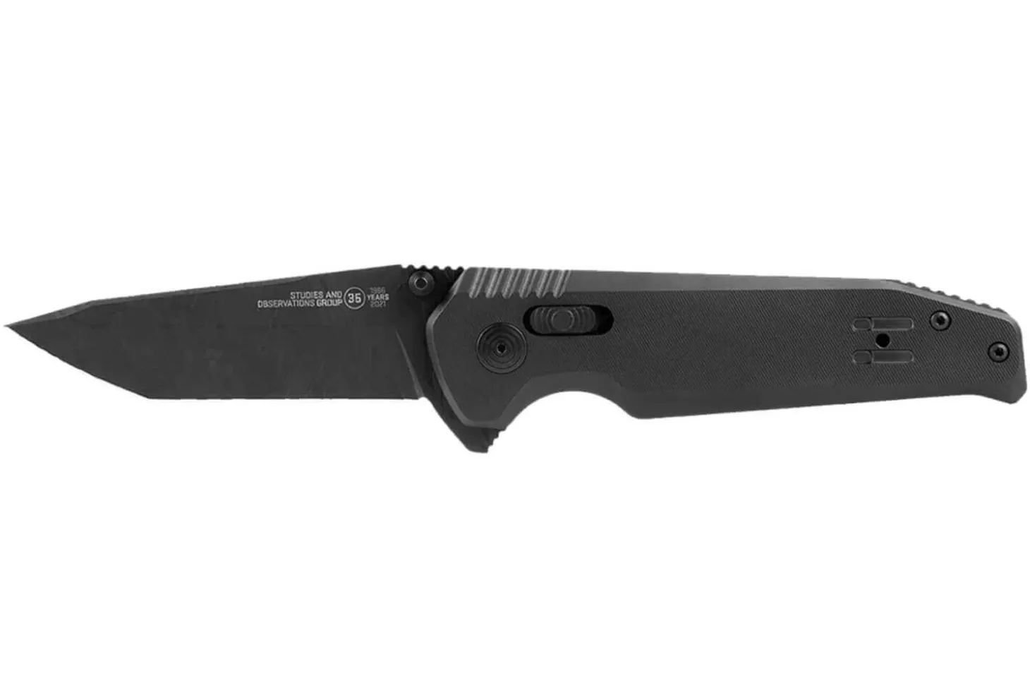 Couteau pliant SOG Vision XR LTE SGVISION35 Édition limitée manche en titane 11,8cm noir