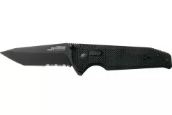 Couteau pliant SOG Vision XR SGVISION lame mixte manche en G10 11,8cm noir