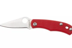 Couteau pliant Spyderco Bug C133GRDP manche 4,3cm en G10 rouge
