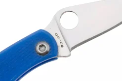 Couteau pliant Spyderco Bug C133GBKP manche 4,3cm en G10 bleu
